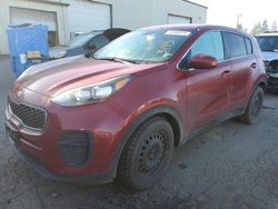 KIA Vehiculos salvage en venta: 2017 KIA Sportage LX