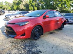 Salvage cars for sale at Ocala, FL auction: 2017 Toyota Corolla L