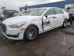 Salvage cars for sale at Woodhaven, MI auction: 2018 Genesis G90 Ultimate