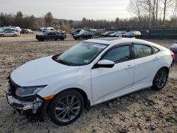 Salvage cars for sale at Candia, NH auction: 2021 Honda Civic EXL