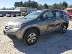 Salvage cars for sale from Copart Mendon, MA: 2012 Honda CR-V LX