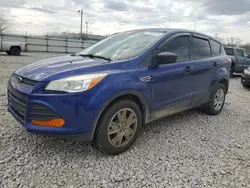 Salvage cars for sale at Louisville, KY auction: 2013 Ford Escape S
