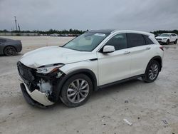 Salvage cars for sale at Arcadia, FL auction: 2021 Infiniti QX50 Luxe