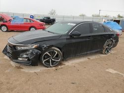 Salvage cars for sale at Oklahoma City, OK auction: 2018 Honda Accord Sport
