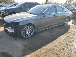 Salvage cars for sale at Bowmanville, ON auction: 2017 Mercedes-Benz S 400 4matic