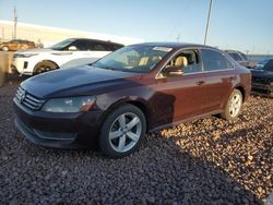 Vehiculos salvage en venta de Copart Phoenix, AZ: 2013 Volkswagen Passat SE