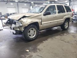 Jeep salvage cars for sale: 2000 Jeep Grand Cherokee Limited