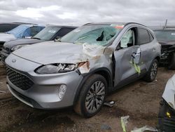 Salvage cars for sale at Brighton, CO auction: 2021 Ford Escape Titanium
