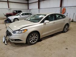 Salvage cars for sale at Pennsburg, PA auction: 2017 Ford Fusion SE