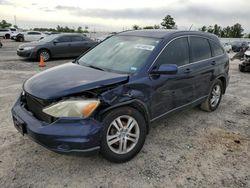Salvage cars for sale at Houston, TX auction: 2010 Honda CR-V EXL