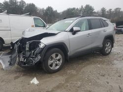 Salvage cars for sale at Mendon, MA auction: 2022 Toyota Rav4 XLE