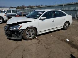 Salvage cars for sale at Pennsburg, PA auction: 2016 Volkswagen Passat S