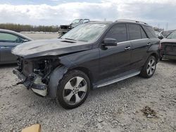 Salvage cars for sale at Memphis, TN auction: 2017 Mercedes-Benz GLE 350