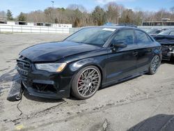 Salvage cars for sale at Assonet, MA auction: 2016 Audi S3 Premium Plus