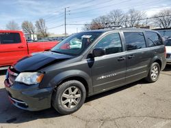 Salvage cars for sale from Copart Moraine, OH: 2012 Chrysler Town & Country Touring