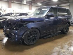 Land Rover Range Rover salvage cars for sale: 2016 Land Rover Range Rover HSE