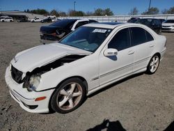 Mercedes-Benz C 230 salvage cars for sale: 2006 Mercedes-Benz C 230