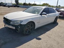 Vehiculos salvage en venta de Copart Miami, FL: 2014 BMW 740 LI