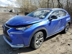 Salvage cars for sale from Copart Arlington, WA: 2015 Lexus NX 200T