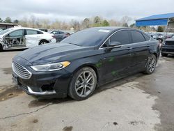 Salvage cars for sale at Florence, MS auction: 2019 Ford Fusion SEL
