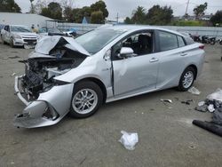 Salvage cars for sale at Vallejo, CA auction: 2021 Toyota Prius Prime LE
