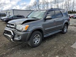 Salvage cars for sale from Copart Arlington, WA: 2006 Toyota Sequoia SR5