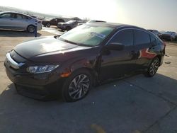 Salvage cars for sale at Grand Prairie, TX auction: 2017 Honda Civic EX