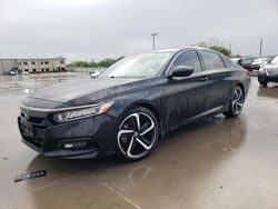 Salvage cars for sale at Wilmer, TX auction: 2019 Honda Accord Sport