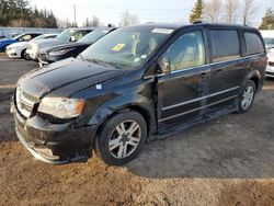 Salvage cars for sale from Copart Bowmanville, ON: 2011 Dodge Grand Caravan Crew