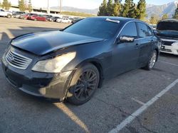 Salvage cars for sale from Copart Rancho Cucamonga, CA: 2007 Infiniti G35