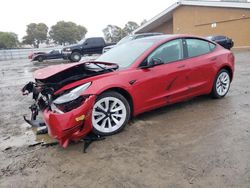 Salvage cars for sale at Hayward, CA auction: 2021 Tesla Model 3