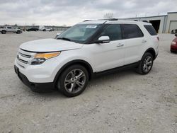 Salvage cars for sale at Kansas City, KS auction: 2013 Ford Explorer Limited