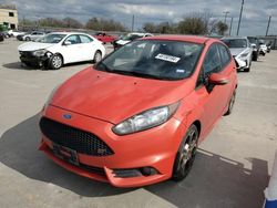 Salvage cars for sale at Wilmer, TX auction: 2015 Ford Fiesta ST