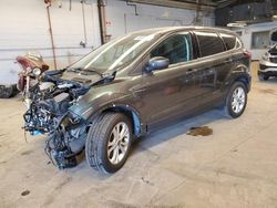 Salvage cars for sale at Wheeling, IL auction: 2019 Ford Escape SE