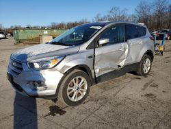 Salvage cars for sale at Ellwood City, PA auction: 2019 Ford Escape SE