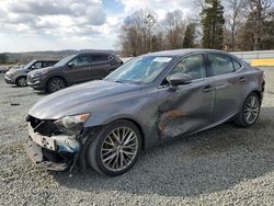 Salvage cars for sale from Copart Concord, NC: 2014 Lexus IS 250