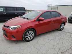 Toyota Corolla L salvage cars for sale: 2016 Toyota Corolla L