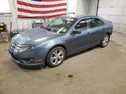 Salvage cars for sale at Lyman, ME auction: 2012 Ford Fusion SE