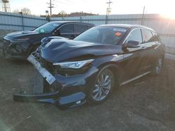 Salvage cars for sale from Copart Chicago Heights, IL: 2019 Infiniti QX50 Essential