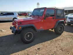 Jeep salvage cars for sale: 2006 Jeep Wrangler / TJ SE