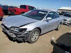 Honda Accord EX salvage cars for sale: 2002 Honda Accord EX