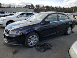 Flood-damaged cars for sale at auction: 2017 Volkswagen Jetta S