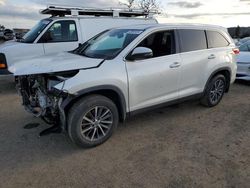 Salvage cars for sale from Copart San Martin, CA: 2019 Toyota Highlander SE