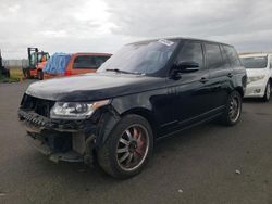 Salvage cars for sale at Sacramento, CA auction: 2015 Land Rover Range Rover Supercharged