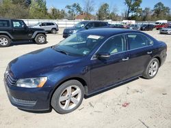 Volkswagen Passat salvage cars for sale: 2014 Volkswagen Passat SE