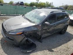 Vehiculos salvage en venta de Copart Riverview, FL: 2015 Jeep Cherokee Trailhawk