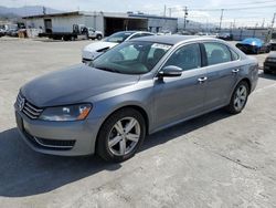 Salvage cars for sale from Copart Sun Valley, CA: 2012 Volkswagen Passat SE