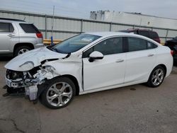 Salvage cars for sale from Copart Dyer, IN: 2017 Chevrolet Cruze Premier