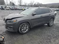 Salvage cars for sale from Copart Grantville, PA: 2020 Jeep Cherokee Latitude Plus