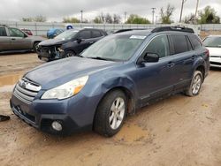 Salvage cars for sale at Oklahoma City, OK auction: 2013 Subaru Outback 2.5I Premium